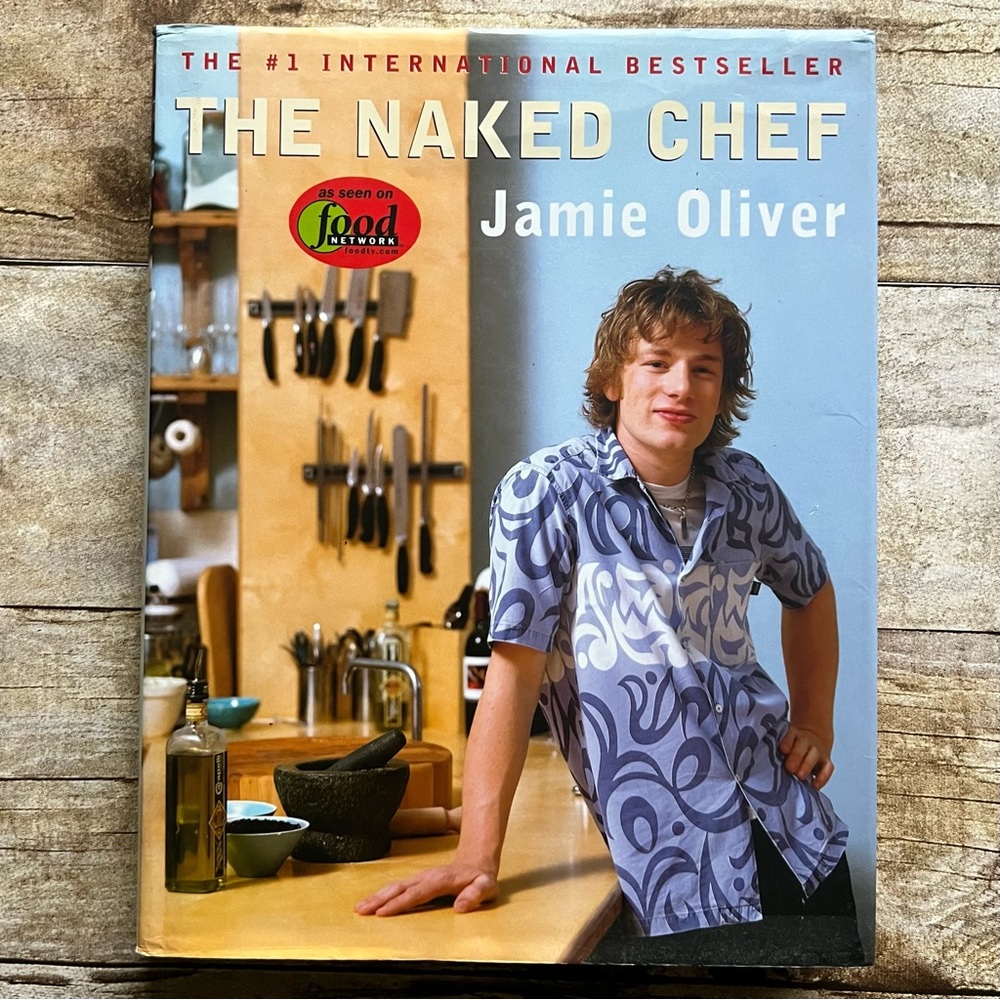 The Naked Chef Jamie Oliver Cookbook Hardcover International Bestseller Food Net